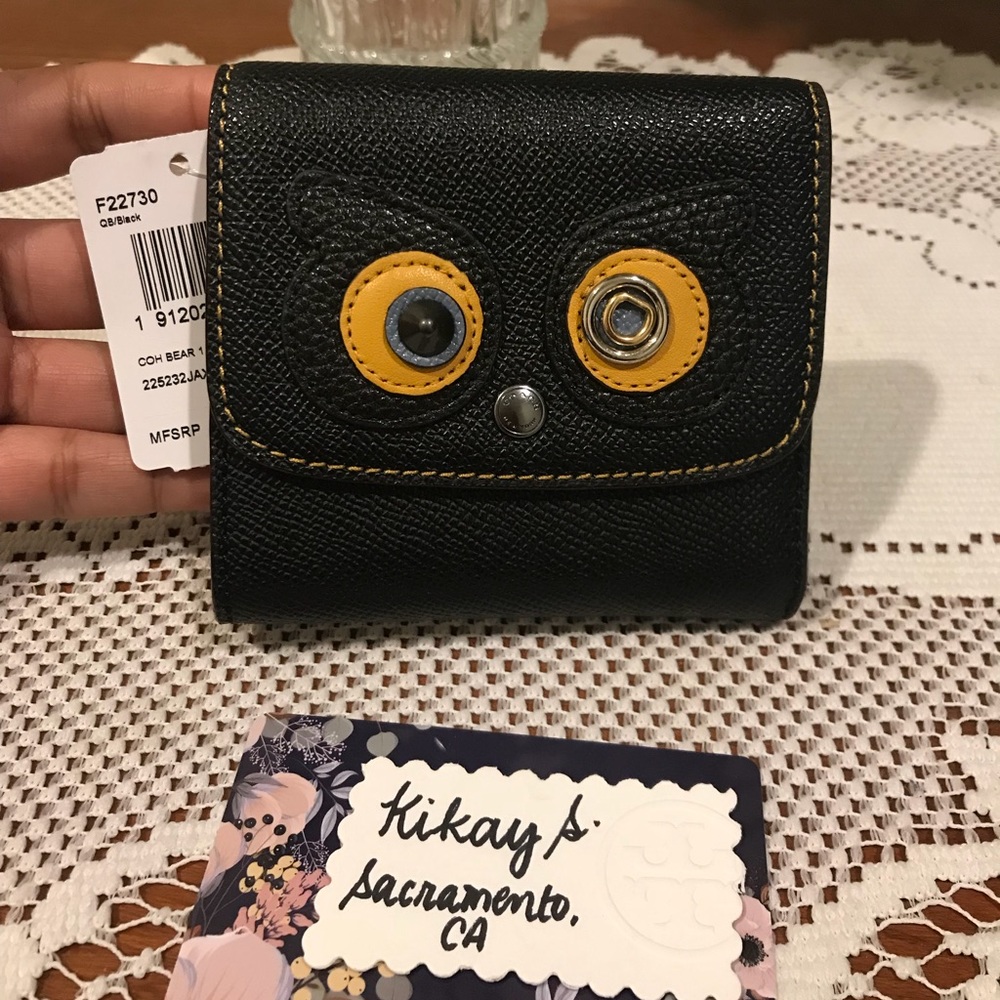❌SOLD❌Coach Bear Small Wallet